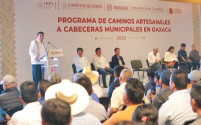 Otorga Gobierno de la República operatividad del Programa de construcción de caminos al Gobierno de Oaxaca
