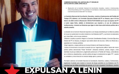 Expulsa PT Nacional a Lenin López Nelio