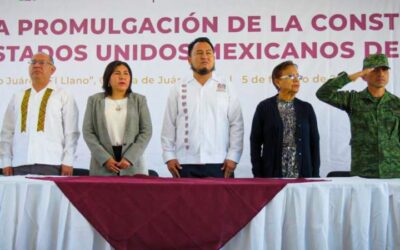 Conmemora Gobierno de Oaxaca Aniversario de la Promulgación de la Constitución