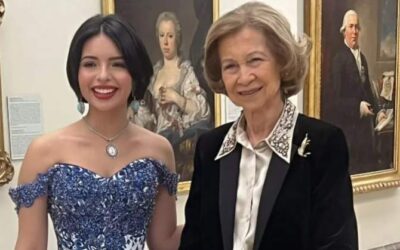 Qué hizo Ángela Aguilar frente a la Reina Sofía que rompió con protocolo de la realeza española