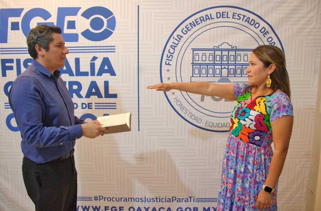 Nombra Fiscal de Oaxaca, Bernardo Rodríguez Alamilla, a titular de Fiscalía Especializada para la Atención a Delitos Contra la Mujer por Razón de Género