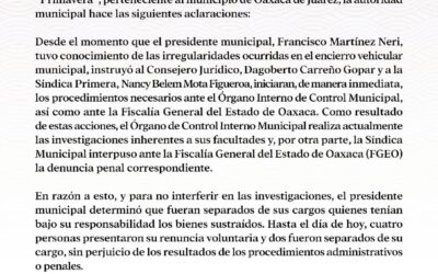 Involucrados en sustracción de vehículos del encierro municipal fueron separados de sus cargos