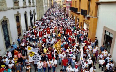 Más de 11 mil militantes de FUCO participan en Calenda por 100 días de gobierno de Salomón Jara
