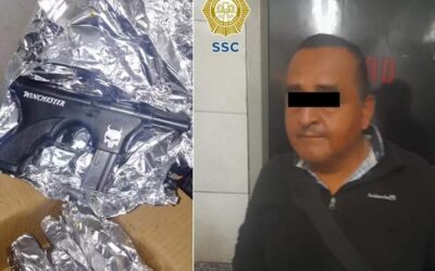 Detuvieron a sujetos con múltiples armas de fuego en las inmediaciones del Metro de la CDMX