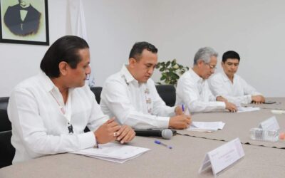 Firma convenio Secretaría de Administración con el Poder Judicial del Estado de Oaxaca