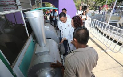 Recorre Secretario de Administración, Antonino Morales, Parque Oaxaca Bicentenario