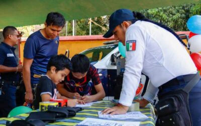 Exitoso encuentro de la Guardia Nacional y la niñez de Xoxocotlán