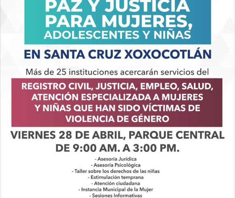 Llega a Xoxocotlán la Jornada de la Paz y Seguridad que promueve SESESPO.
