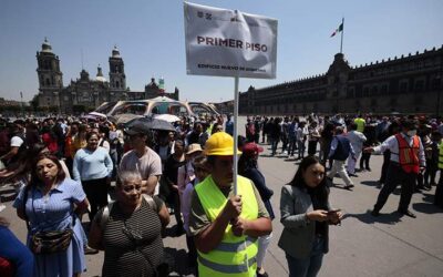 México realiza simulacro nacional de terremoto de magnitud 7.5