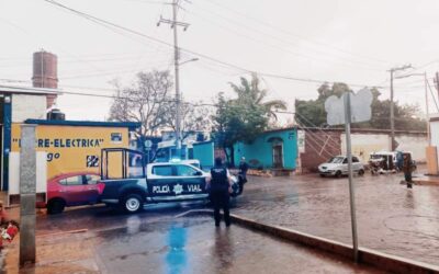 Realiza Protección Civil municipal recorridos por lluvias intensas