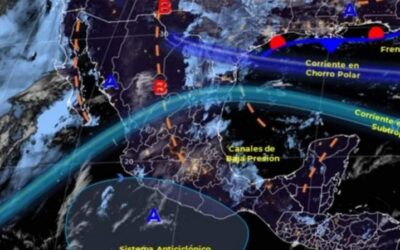 Se prevé aproximación de nuevo frente frío al Norte de México durante la noche de hoy