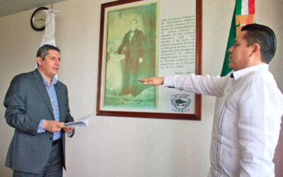 Fiscal General de Oaxaca, Bernardo Rodríguez Alamilla, toma protesta como Vicefiscal Regional del Istmo a Carlos Reyes Sánchez