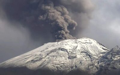 Alertan por caída de ceniza del Popocatépetl en siete alcaldías de la Ciudad de México y en el Edomex