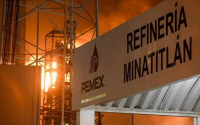 Incendio en refinería de Minatitlán, Veracruz, deja 4 trabajadores heridos