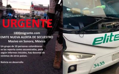 Sonora: Reportan secuestro masivo de migrantes