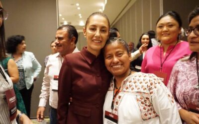 Irma Juan Carlos se une a Claudia Sheinbaum en la defensa de la Cuarta Transformación: ¡Es el tiempo de las mujeres!”