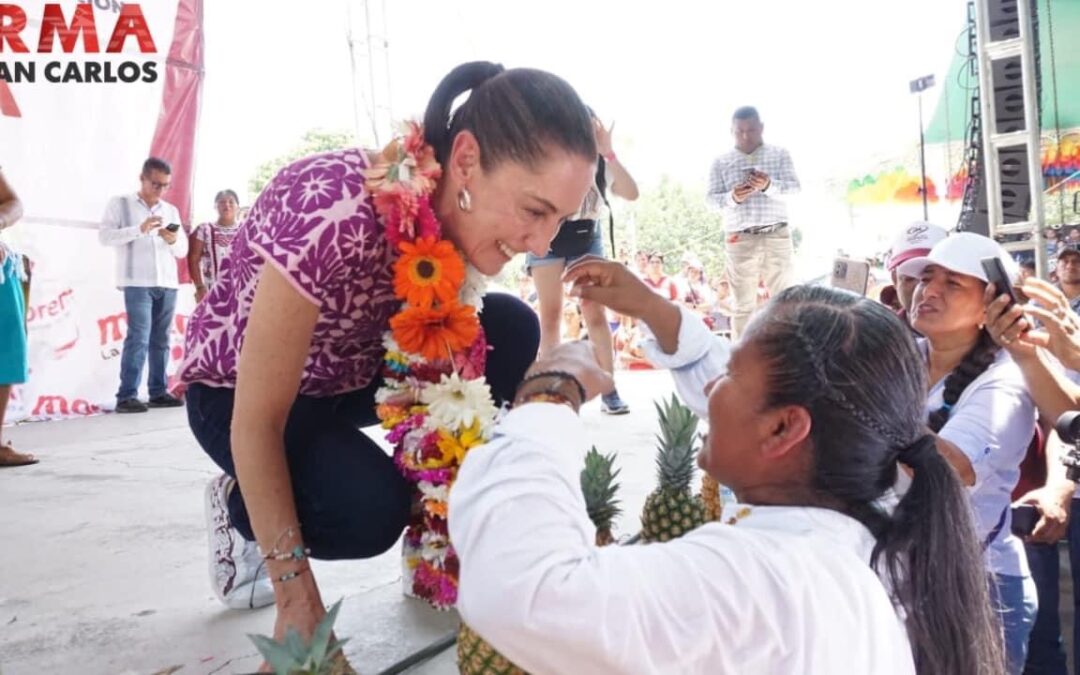 Claudia Sheinbaum lidera la primera Asamblea Informativa de la “Coordinación de Defensa de la Transformación” en Tuxtepec, Oaxaca