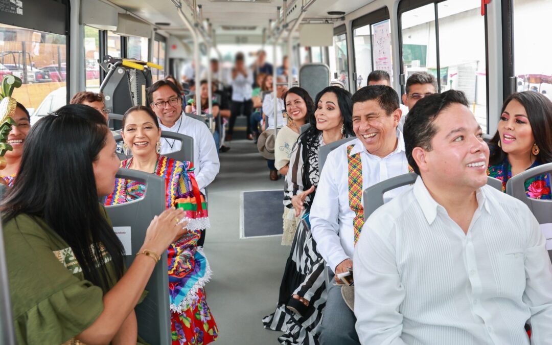 Ofrece Gobierno de Oaxaca transporte gratuito a través de las Rutas Guelaguetza 2023