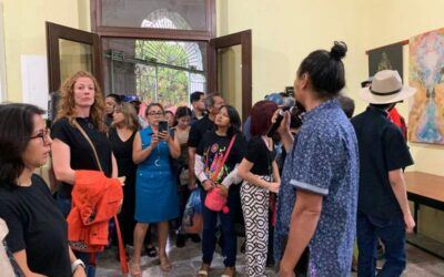 Apoya Sectur a artistas oaxaqueños para la instalación Oaxaquia en la Hemeroteca Néstor Sánchez