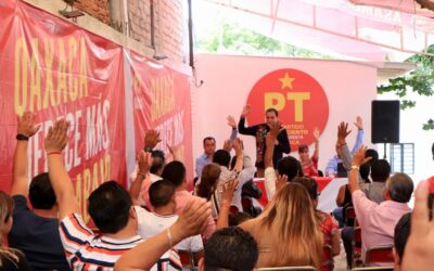 Sumándose a la Estrategia Nacional del Partido del Trabajo,  PT Oaxaca abre puertas a liderazgos municipales y distritales de la 4T