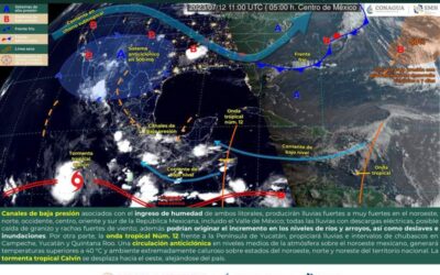 El posible ciclón tropical Calvin que se desarrolla en el Pacífico no afectará a Oaxaca: CEPCyGR