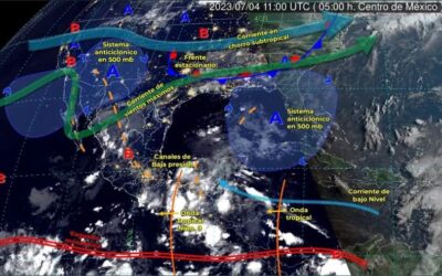 Lluvia, viento y calor; pronóstico del clima en México para este martes 4 de julio de 2023