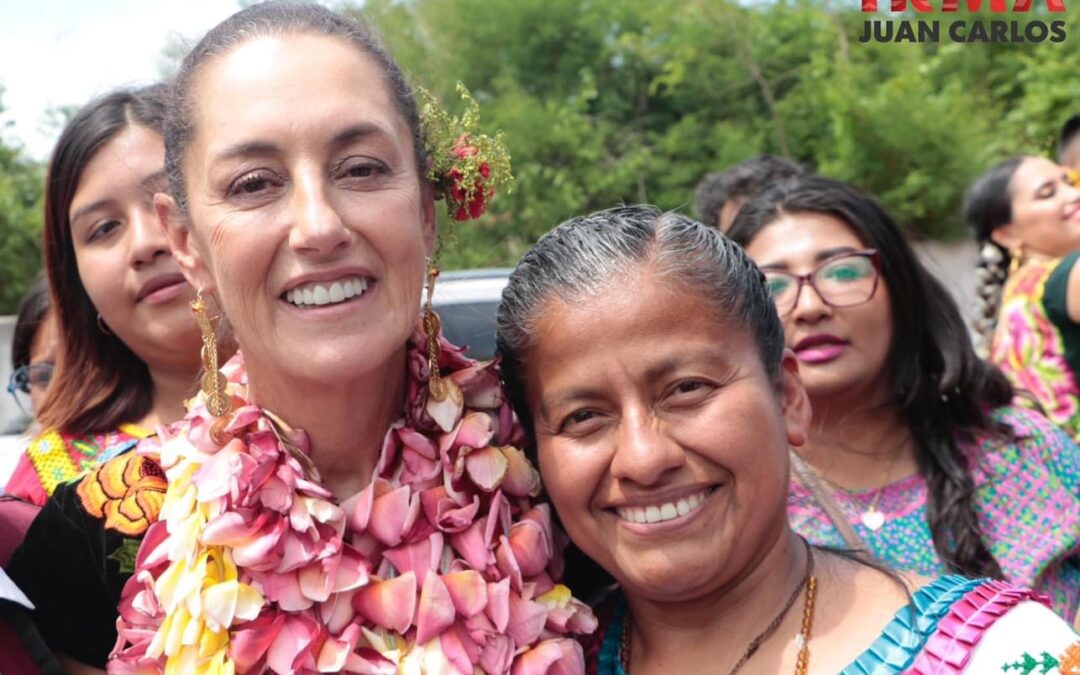 Irma Juan Carlos presente en asamblea informativa convocada por Claudia Sheinbaum