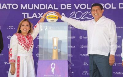 Estrechan Oaxaca y Tlaxcala lazos deportivos a través de Campeonato Mundial de Voleibol de Playa 2023