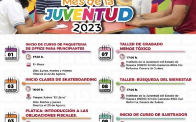 Inicia Injeo actividades en el Mes de la Juventud