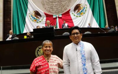 Invitado por legisladora federal Irma Juan Carlos, un hablante zoque toma la tribuna en la Cámara de Diputados
