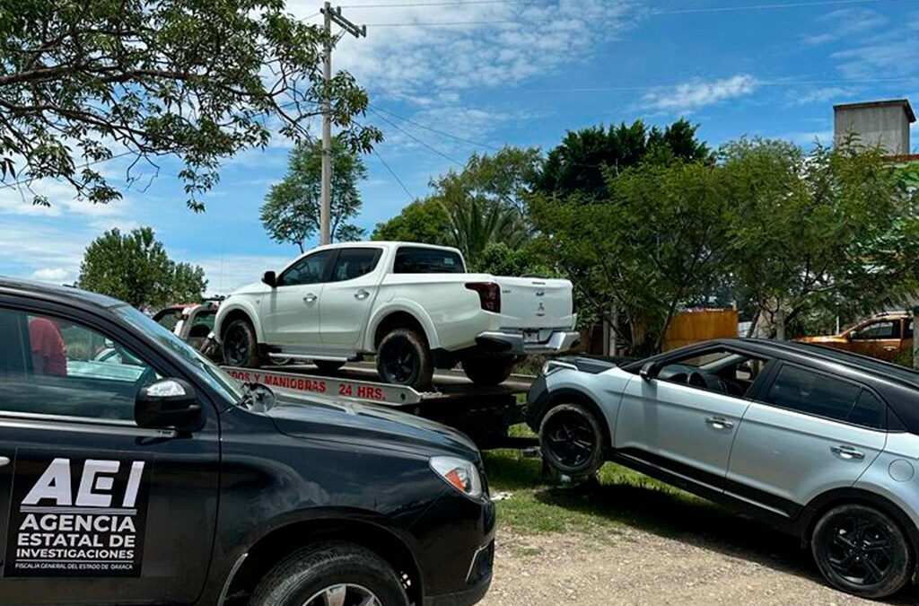 En Centro de Rehabilitación contra las Adicciones,  asegura Fiscalía de Oaxaca a 8 personas y vehículos con reporte de robo