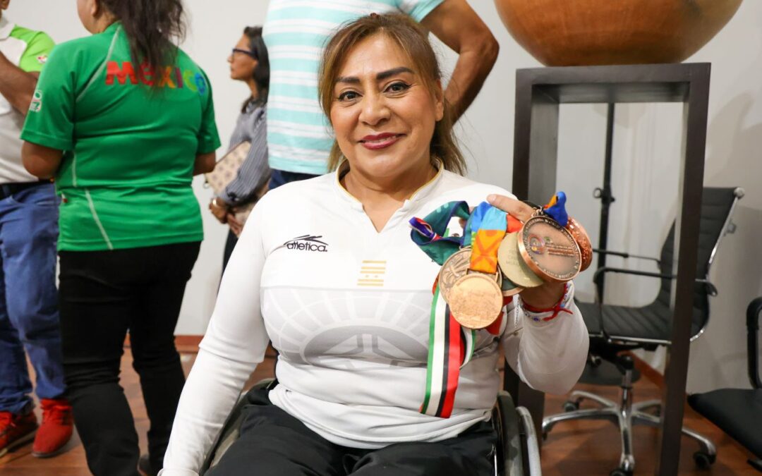 Apoya Gobierno de Salomón Jara a medallistas del deporte adaptado