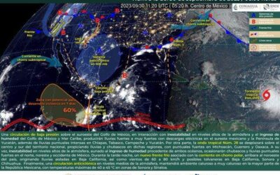 Lluvias ligeras y tormentas aisladas en algunas partes del estado, pronostica Protección Civil