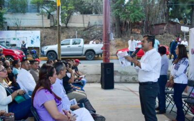 Asamblea Informativa en Guadalupe Victoria con Luis Alfonso Silva Romo, Laura Estrada Mauro y Antonino Morales Toledo”