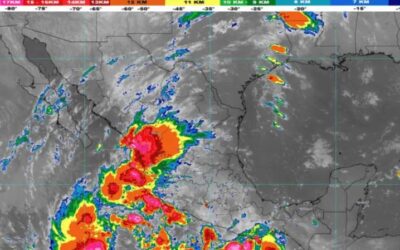 Clima en México: Precipitaciones intensas sobre el Occidente, Sur y Sureste del País