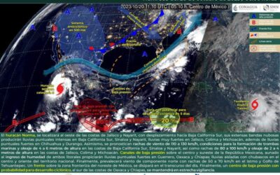 Pronostican lluvias con tormentas dispersas en Sierra Sur y Mixteca