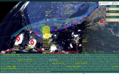 Tormenta tropical Max dejará lluvias, descargas eléctricas y rachas de viento en Oaxaca