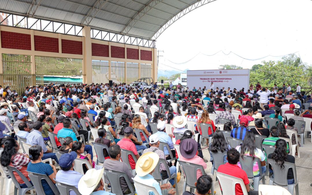 Con 27 mpd San Pedro Ixcatlán transita al desarrollo con el Programa Trabajo que Transforma tu Municipio