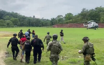 Operativo Estratégico por aire y tierra realizan Fiscalía de Oaxaca, Marina y Policía Estatal en la región de la Cuenca