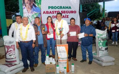 Apoyo decidido del Gobierno de Oaxaca para el campo de Jaltepec de Candayoc con 6.2 mdp