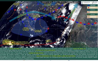 Baja probabilidad de lluvias y vientos moderados para esta tarde en Oaxaca