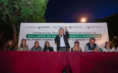 Municipio capitalino recibe reconocimientos por tener espacios libres de humo de tabaco y emisiones.