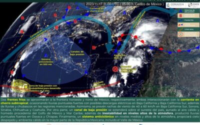 Prevén clima parcialmente nublado con baja probabilidad de lluvia en gran parte del estado