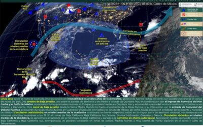 Se presentarán lluvias y lloviznas aisladas en diferentes partes del estado: Protección Civil