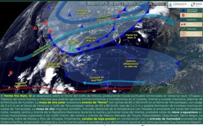 Se prevén lluvias fuertes y moderadas en la entidad