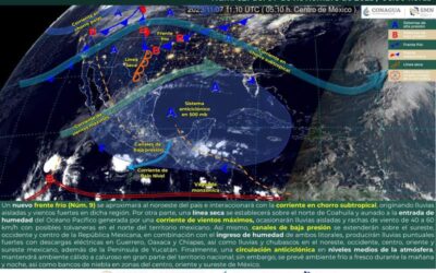 Se prevén lluvias ligeras con intervalos de chubascos para este día: Protección Civil