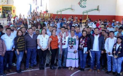 Con 33 mpd, San Juan Bautista Cuicatlán avanza en materia educativa, agroalimentaria y salud