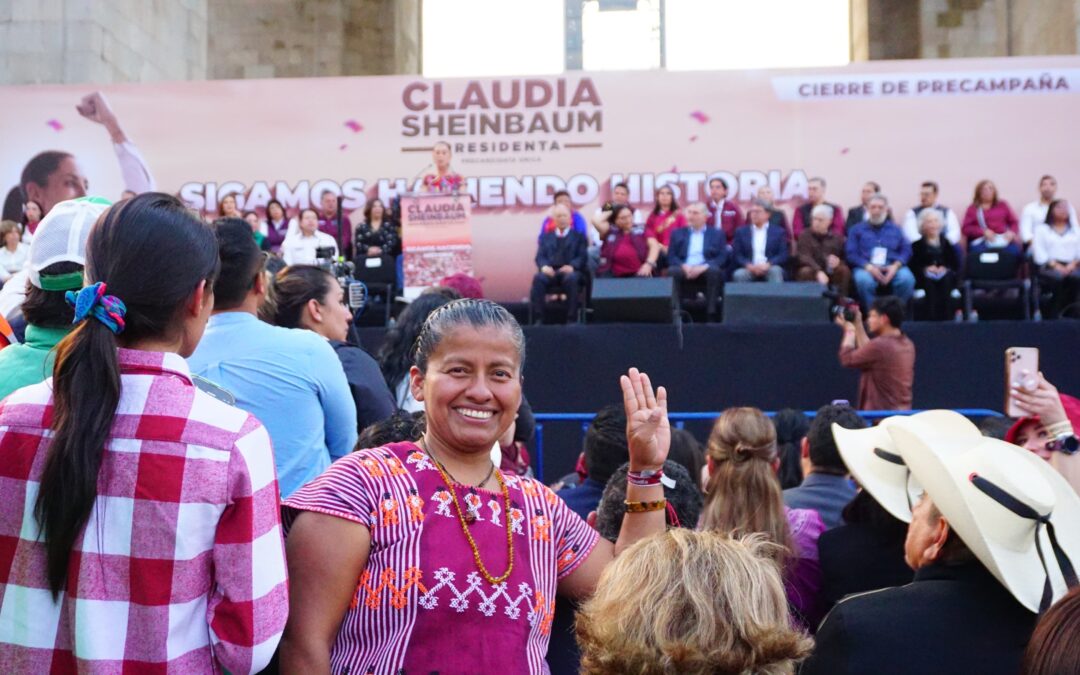 MUJERES INDÍGENAS HAREMOS QUE CLAUDIA SHEINBAUM  SEA LA PRIMERA MUJER PRESIDENTA: IRMA JUAN CARLOS