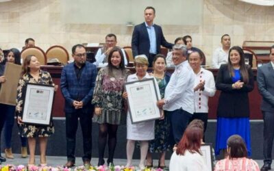 Facultades de Enfermería UABJO reciben reconocimiento en el Congreso del Estado