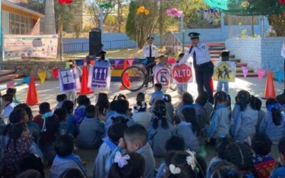 Fortalece SSPC educación vial en niñas y niños de los Valles Centrales